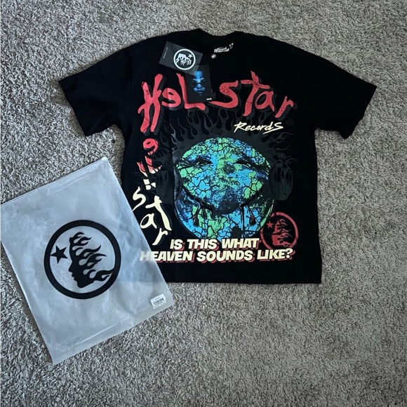 Hellstar Other - Black and Red Graphic Tee Short Sleeve
